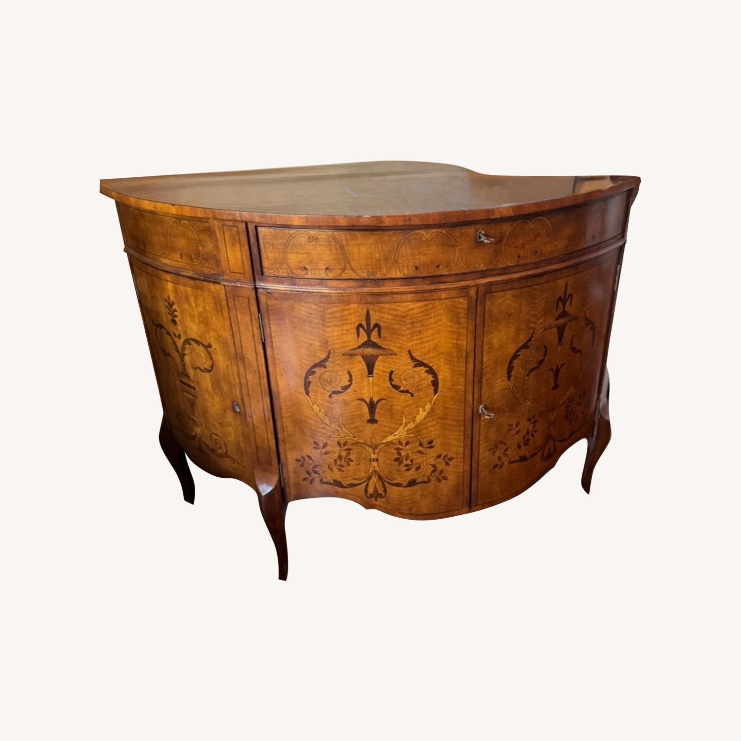 John Richard Half Moon Vintage Demilune Cabinet - image-0