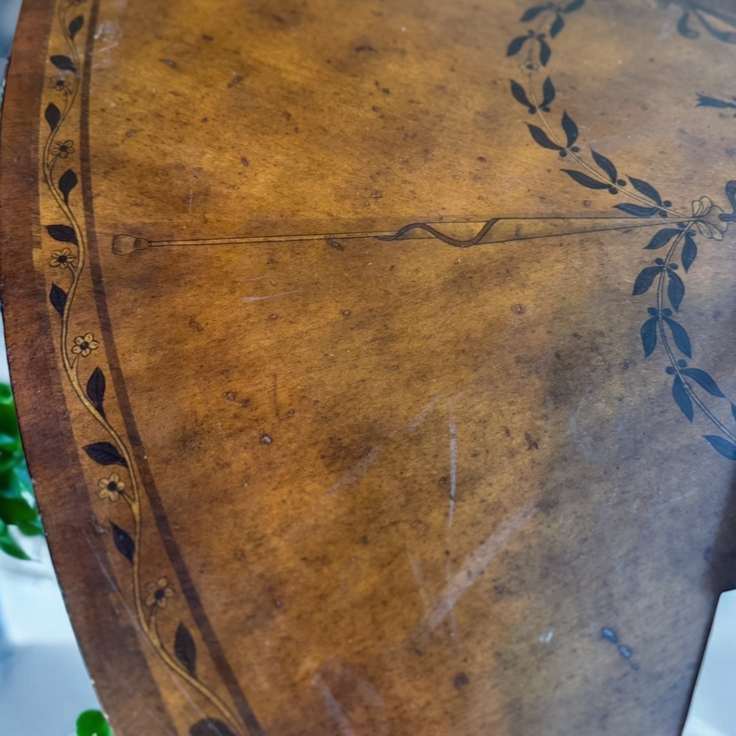 John Richard Half Moon Vintage Demilune Cabinet - image-6