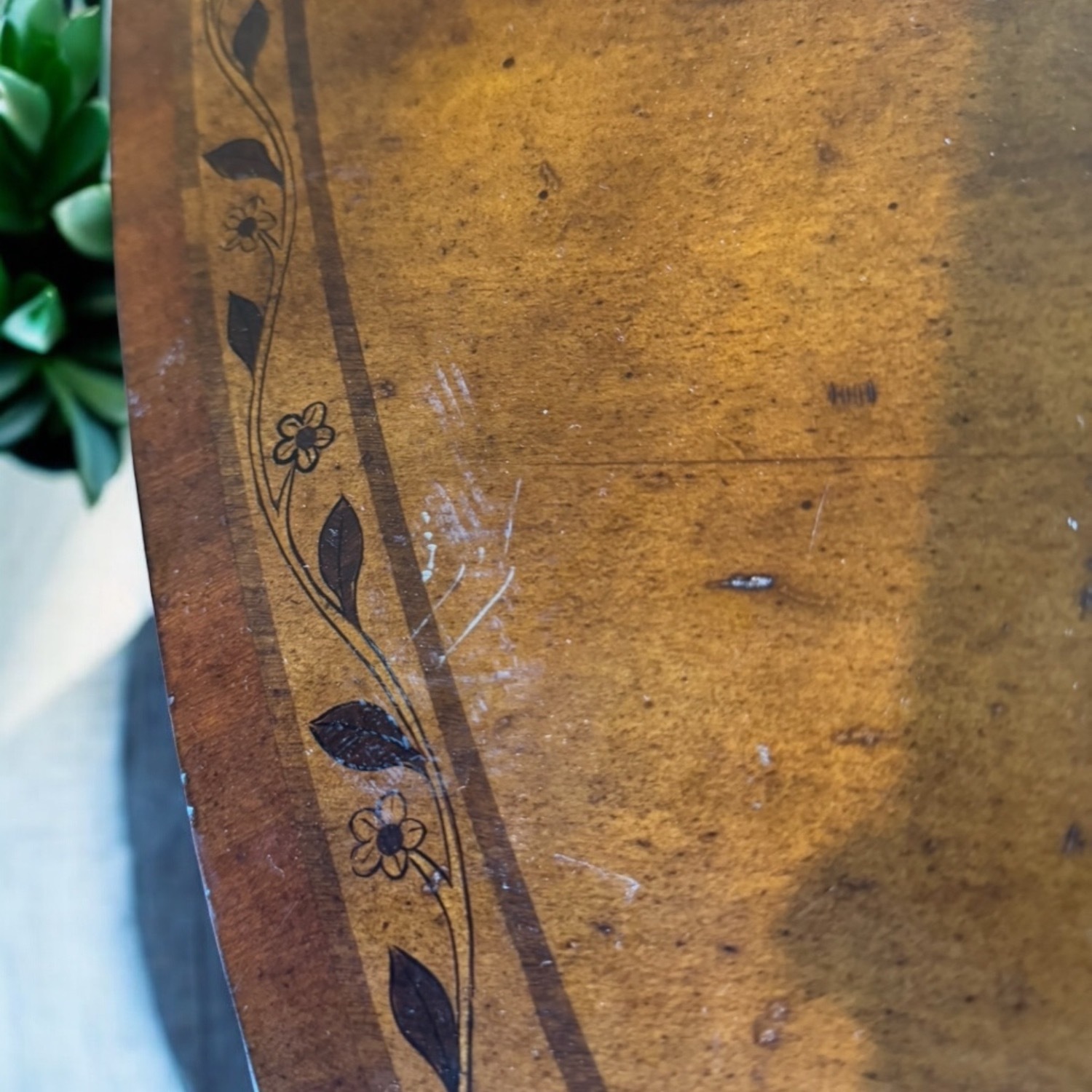 John Richard Half Moon Vintage Demilune Cabinet - image-5