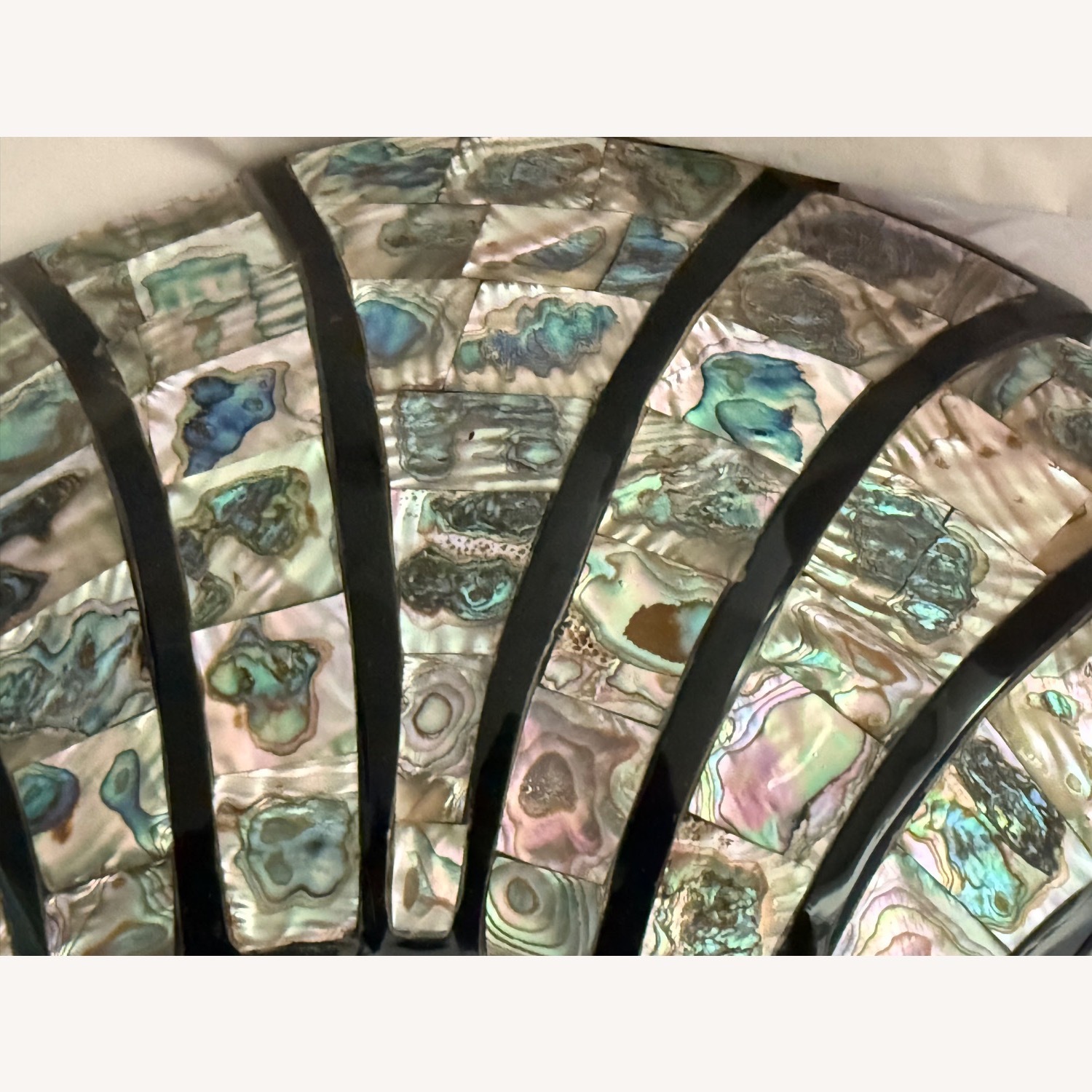 Mexican Onyx Mask w Semi Precious Stones - image-5