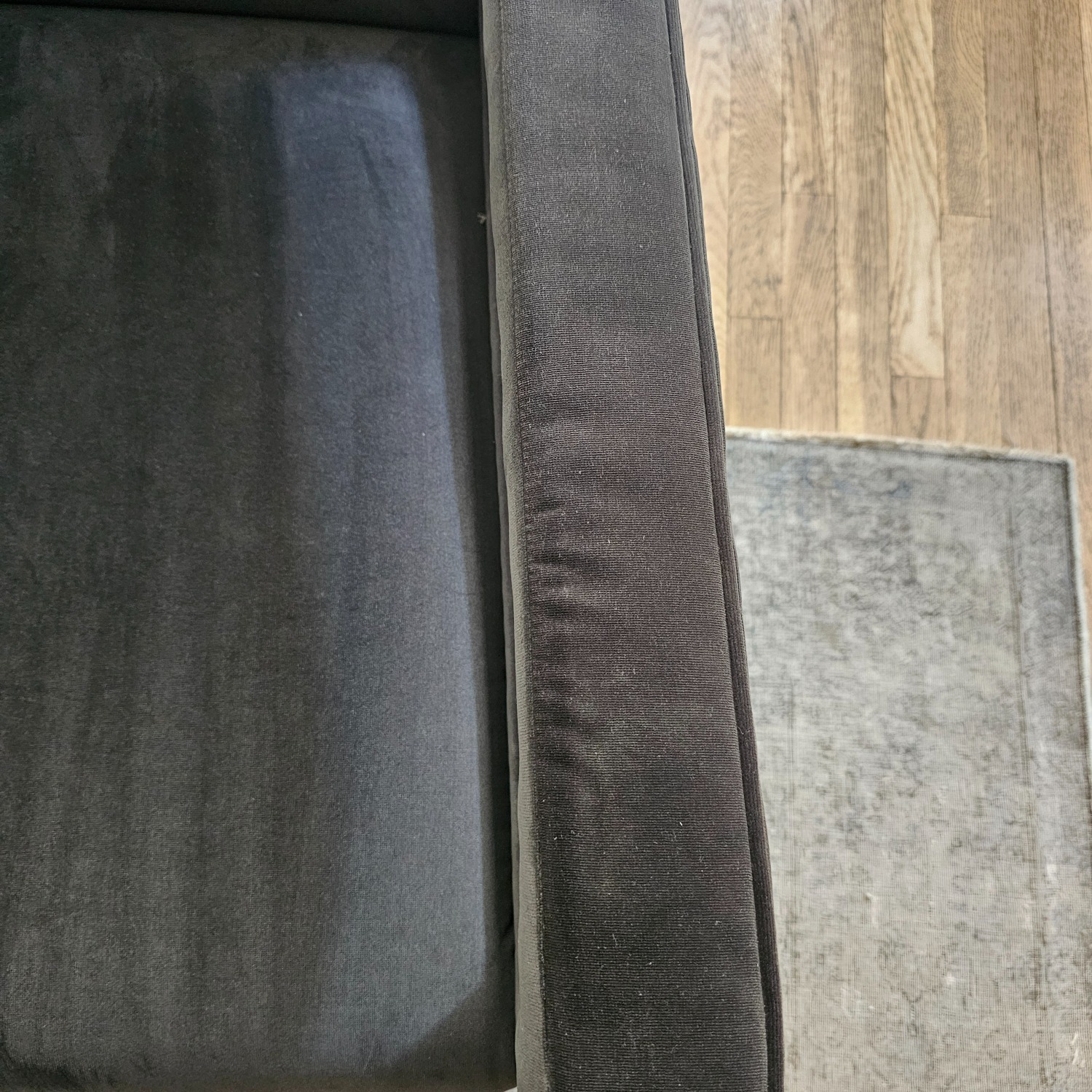 Mitchell Gold + Bob William Duke in Grey Velvet - image-3