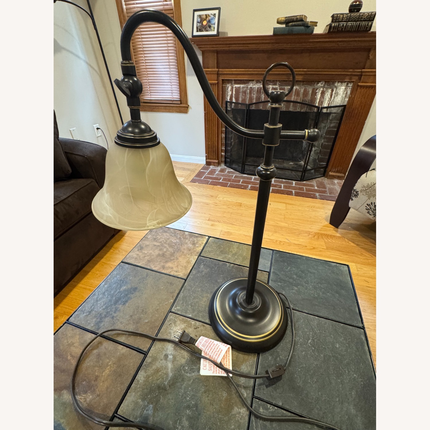 Jordan's Scroll Arm Table Lamp - image-1