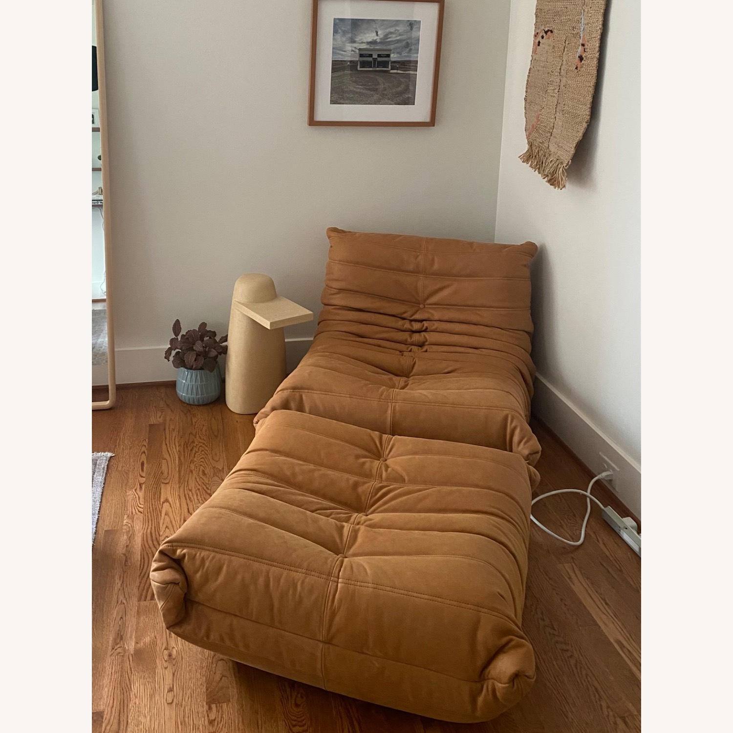 Michel Ducaroy Chair and Ottoman Set - image-3