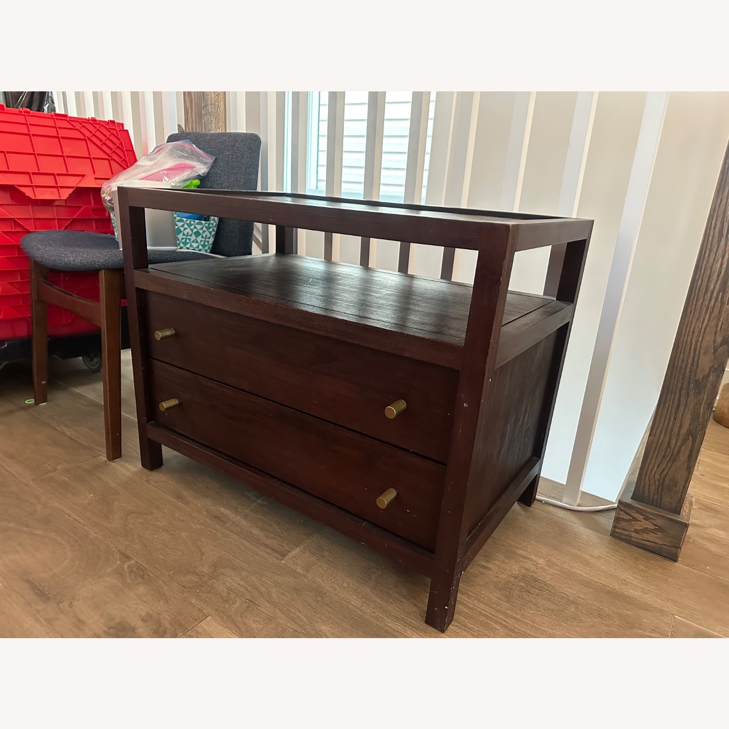 Crate & Barrel Keane 31.5" Charging Nightstand - image-3