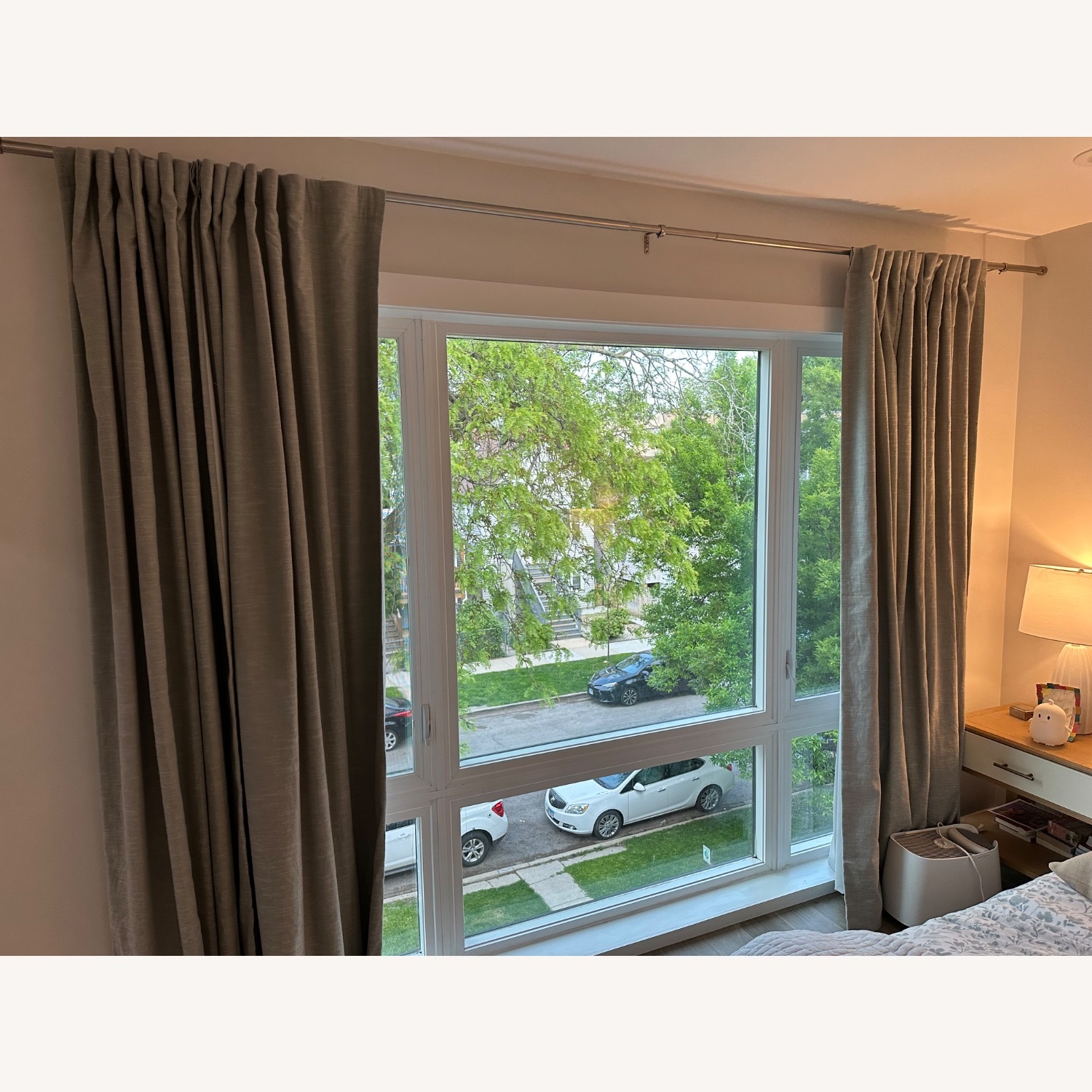 Pottery Barn Emery Linen Blackout Curtain - image-3