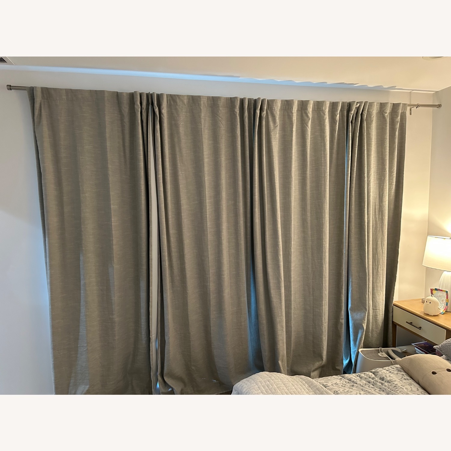 Pottery Barn Emery Linen Blackout Curtain - image-4