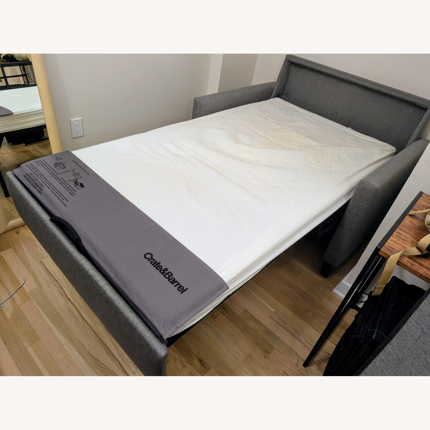  Crate & Barrel Bartlett Twin Sleeper Sofa  - image-2