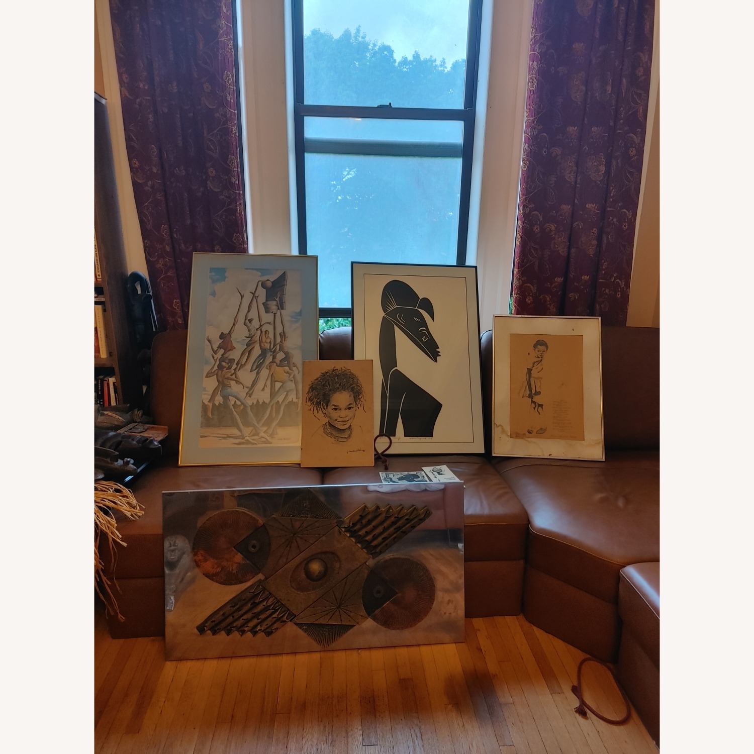 Ruocco 5 - Piece Genuine Cowhide Leather Sectional - image-2