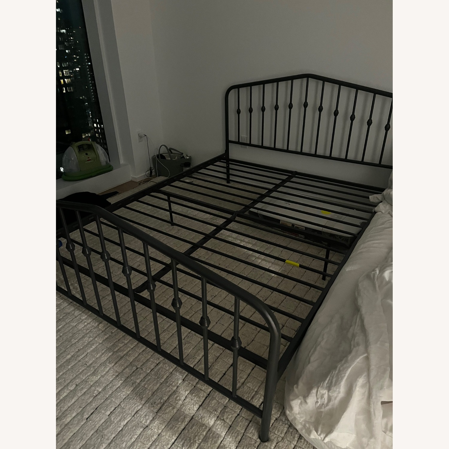 Wayfair Black Metal Platform Queen Bed - image-3