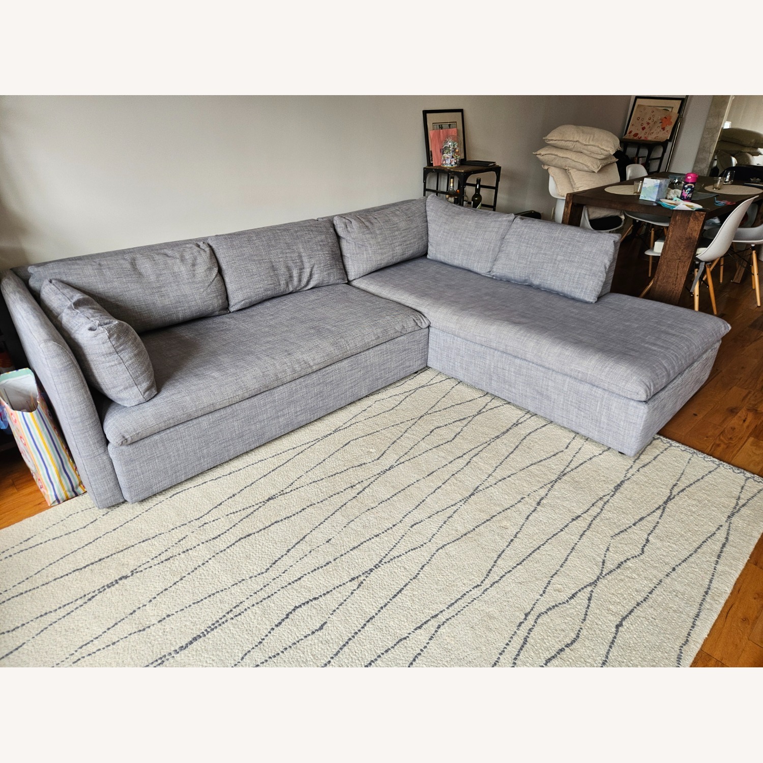West Elm Shelter 2 Piece Sectional Sofa - image-2