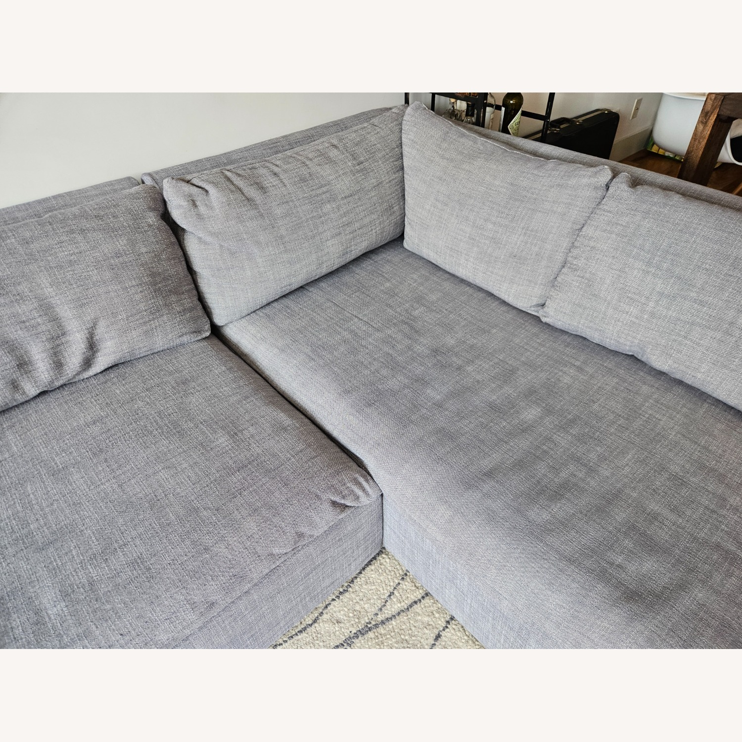 West Elm Shelter 2 Piece Sectional Sofa - image-5