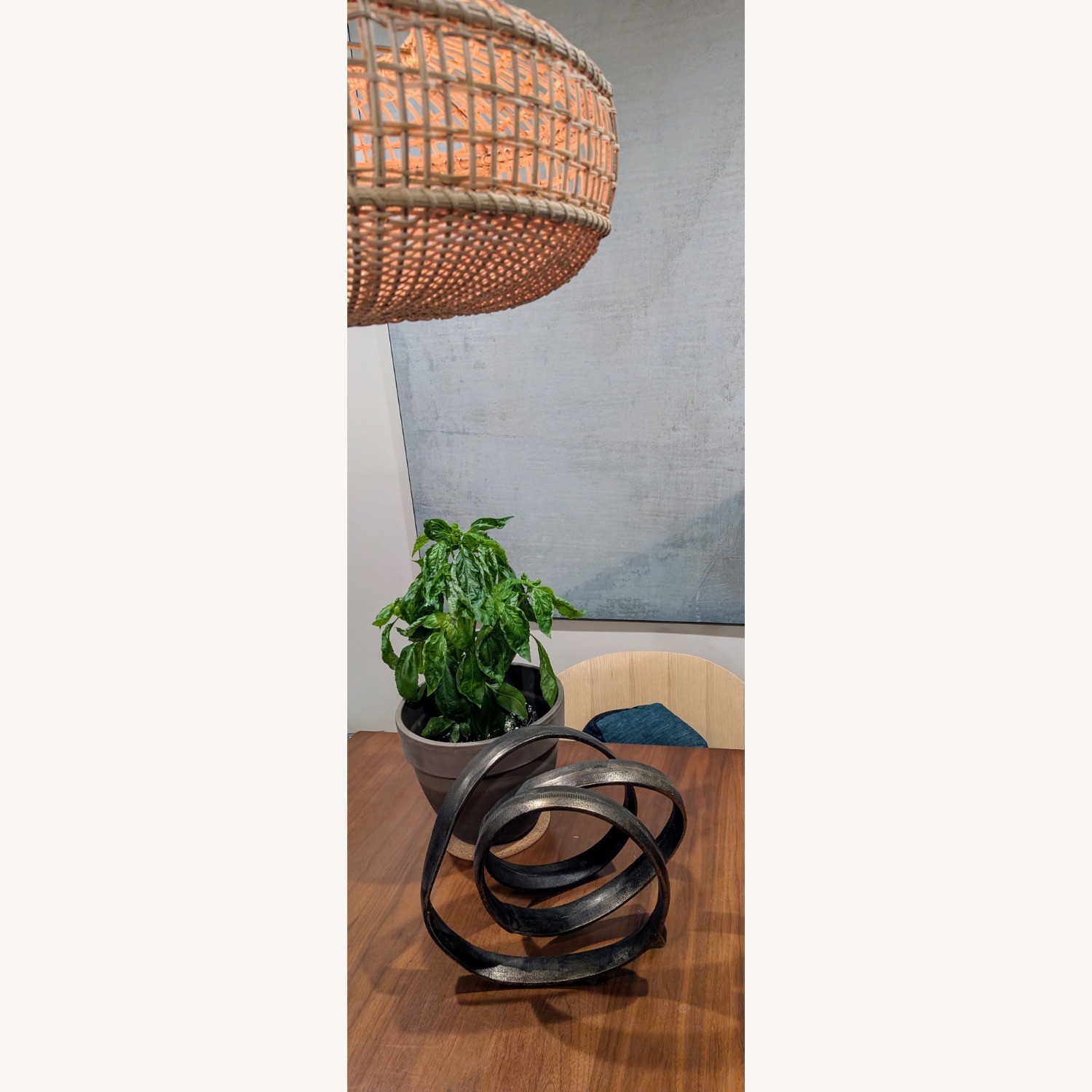 CB2 Lasso Brass Spiral Sculpture - image-2