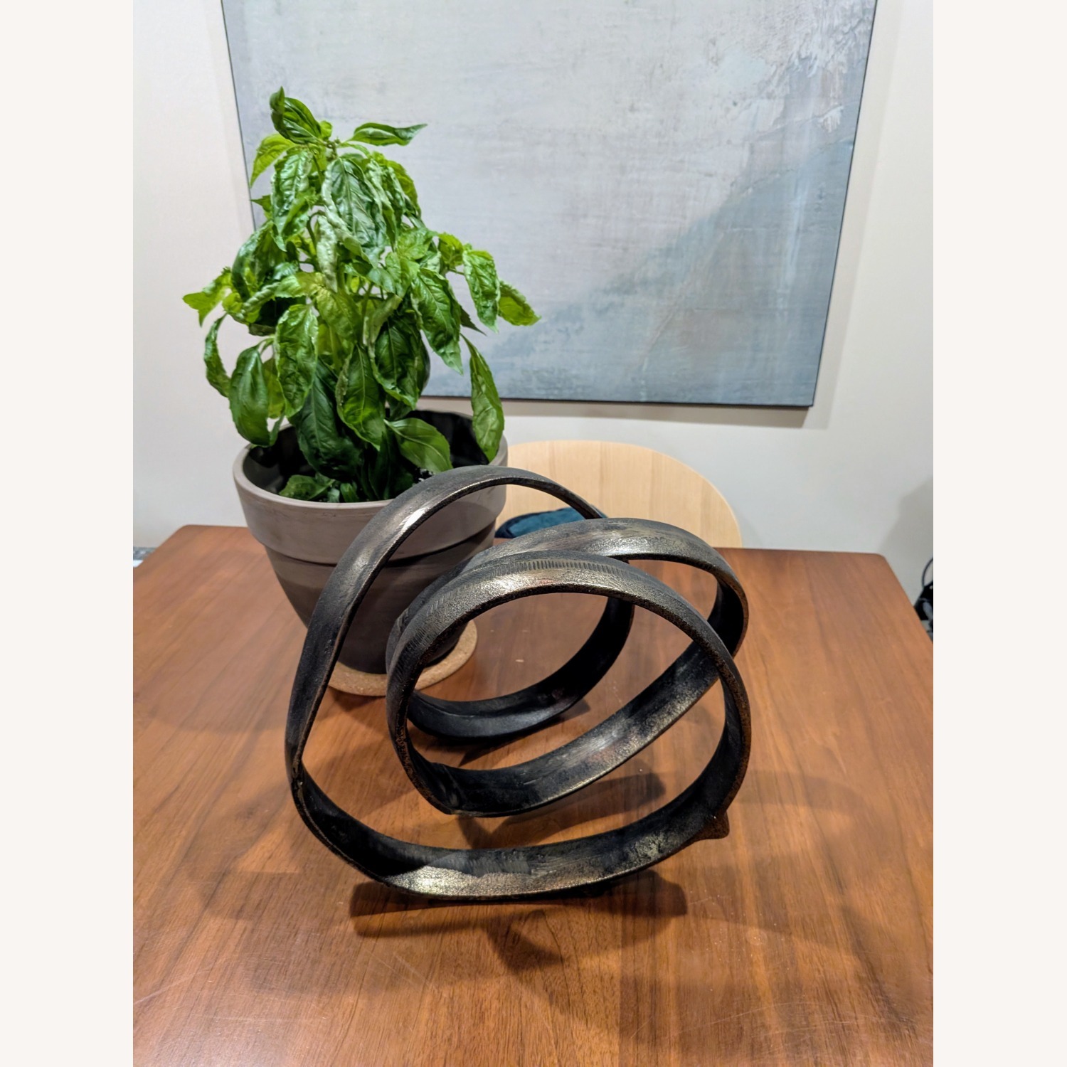 CB2 Lasso Brass Spiral Sculpture - image-3