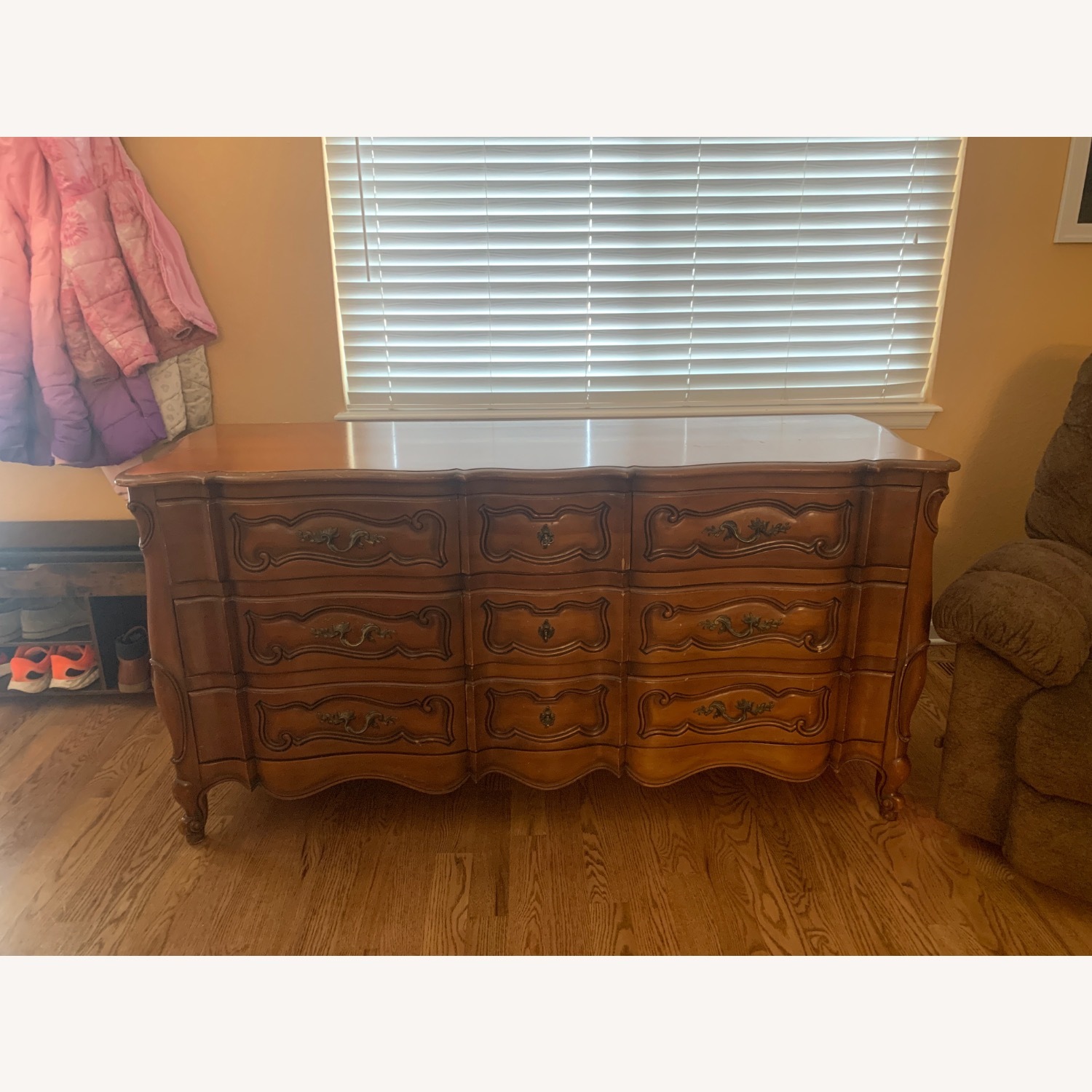 Antique Ash Wood Dresser - image-2