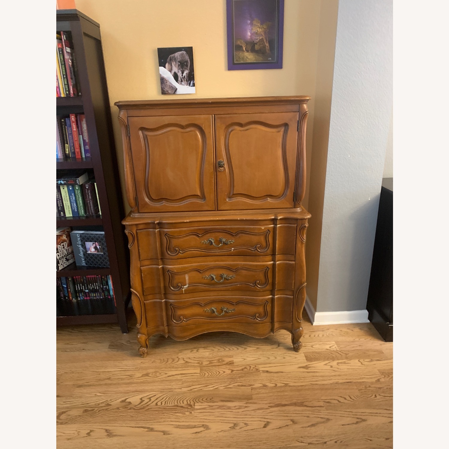 Antique Ash Wood Dresser - image-3
