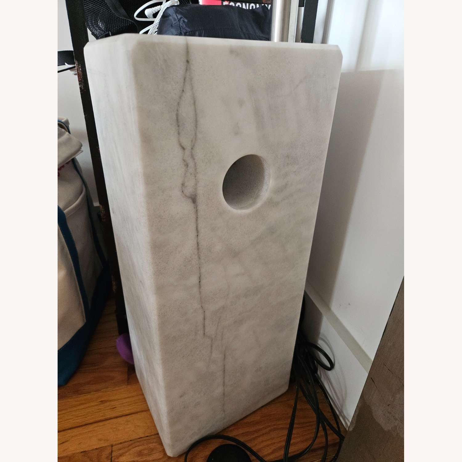 Mid-century Floor Lamp with Narble Base - image-3