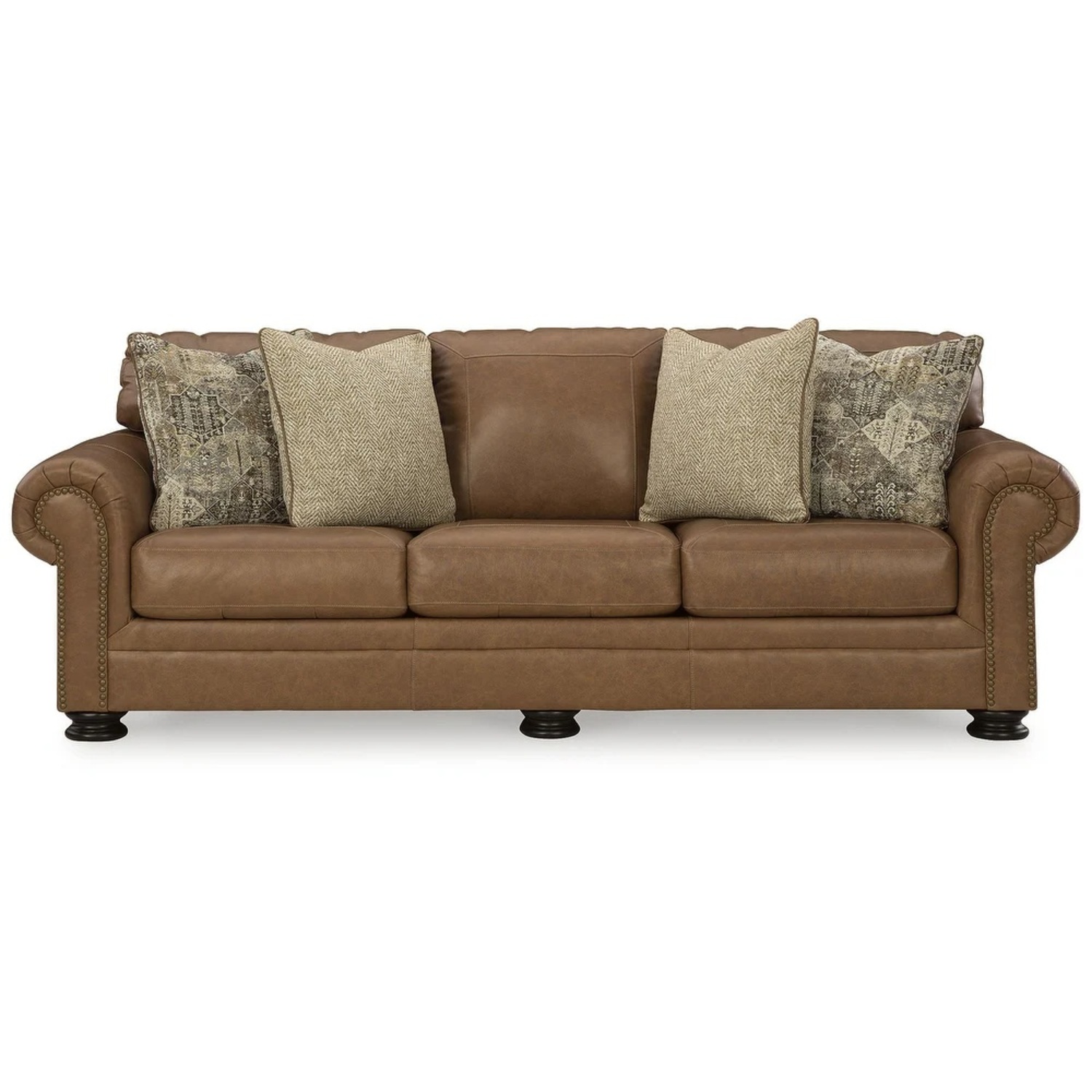 Ashley Carianna Caramel Sleeper Couch - image-9