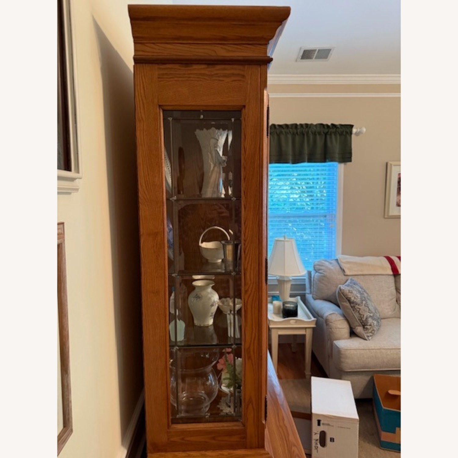 Sold Hardwood Wall Unit - image-2