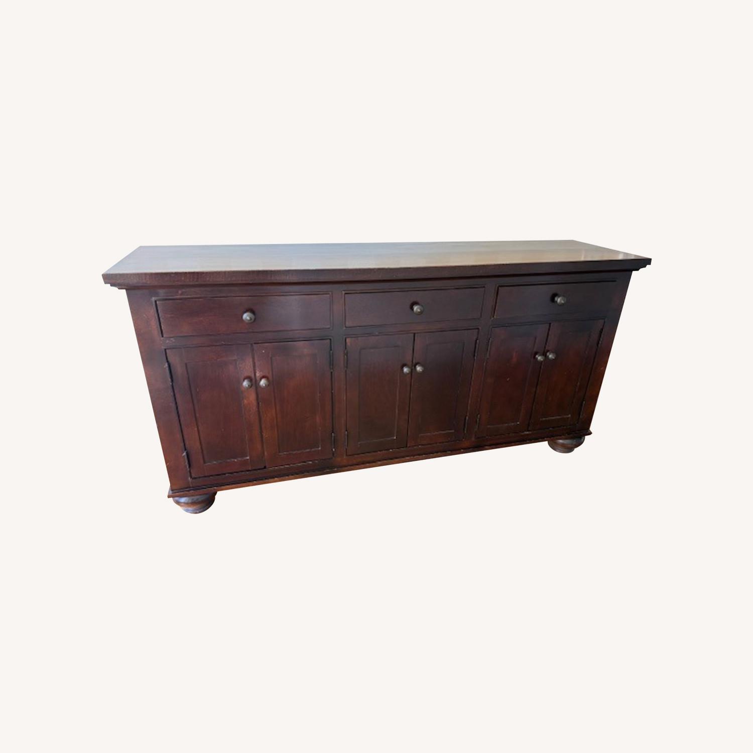 Solid Wood Floor Cabinet - image-0