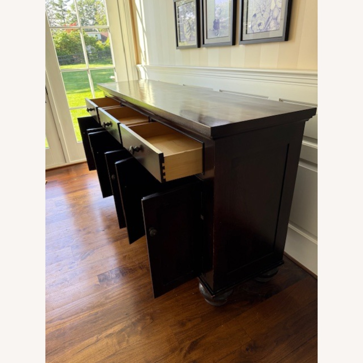 Solid Wood Floor Cabinet - image-6