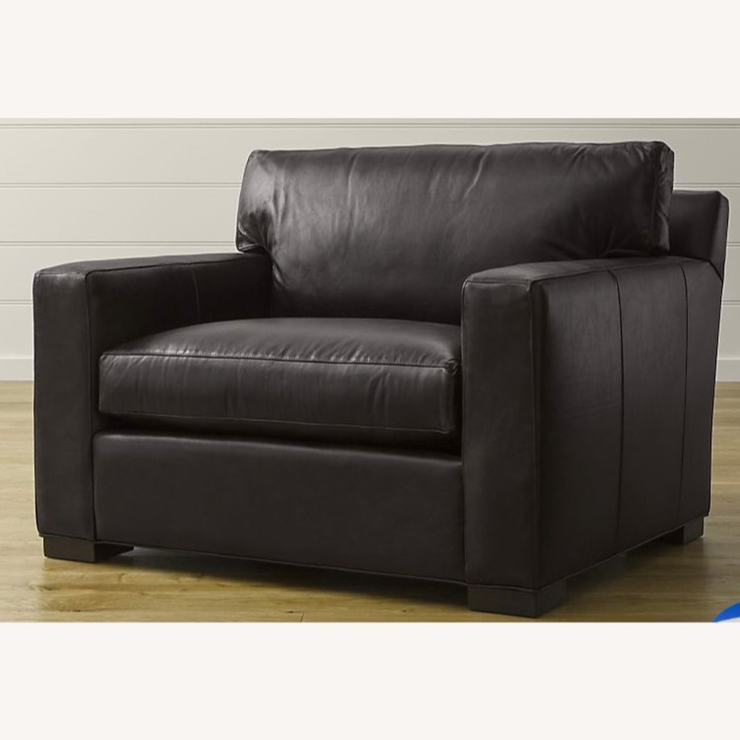 Axis Leather 40" Swivel Chair - image-5