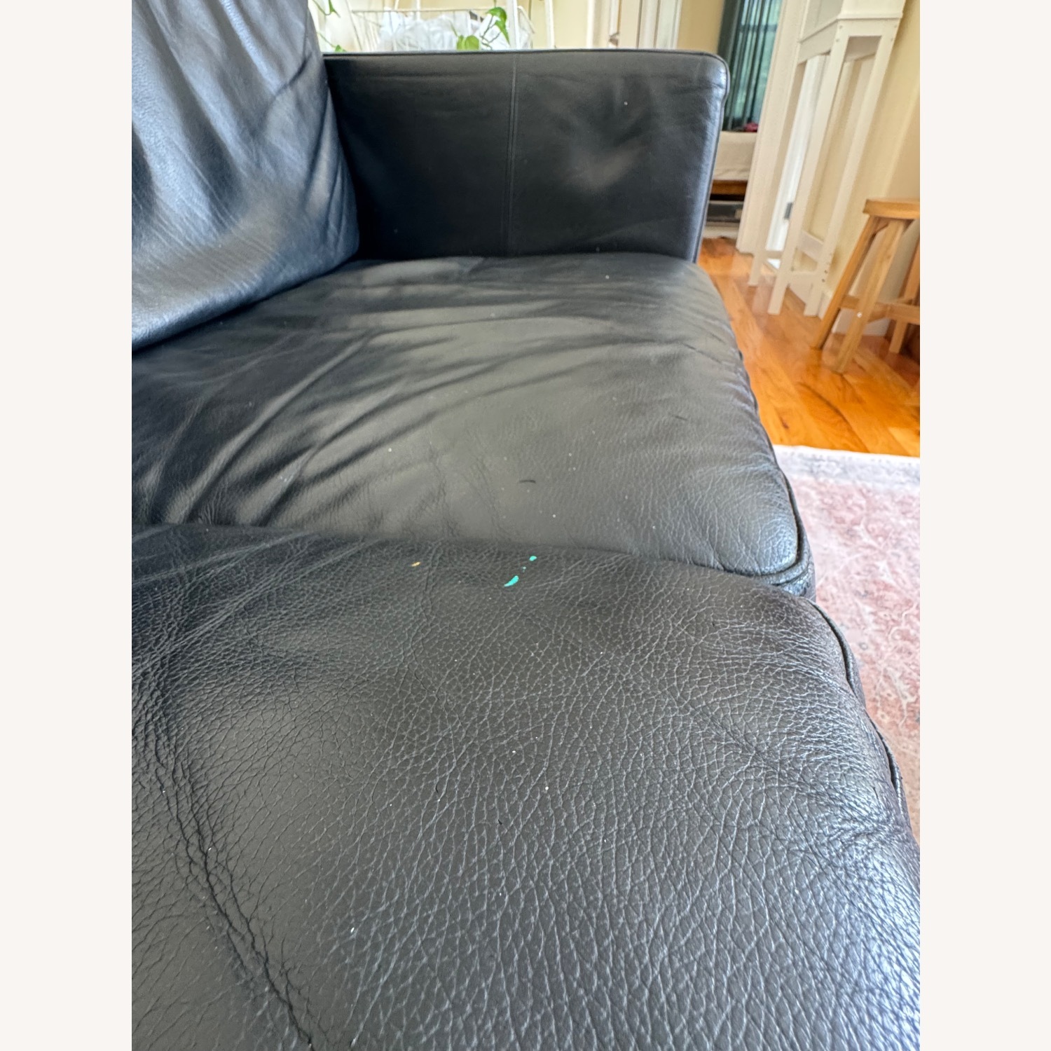 IKEA Karlanda Black Leather Sofabed - image-3