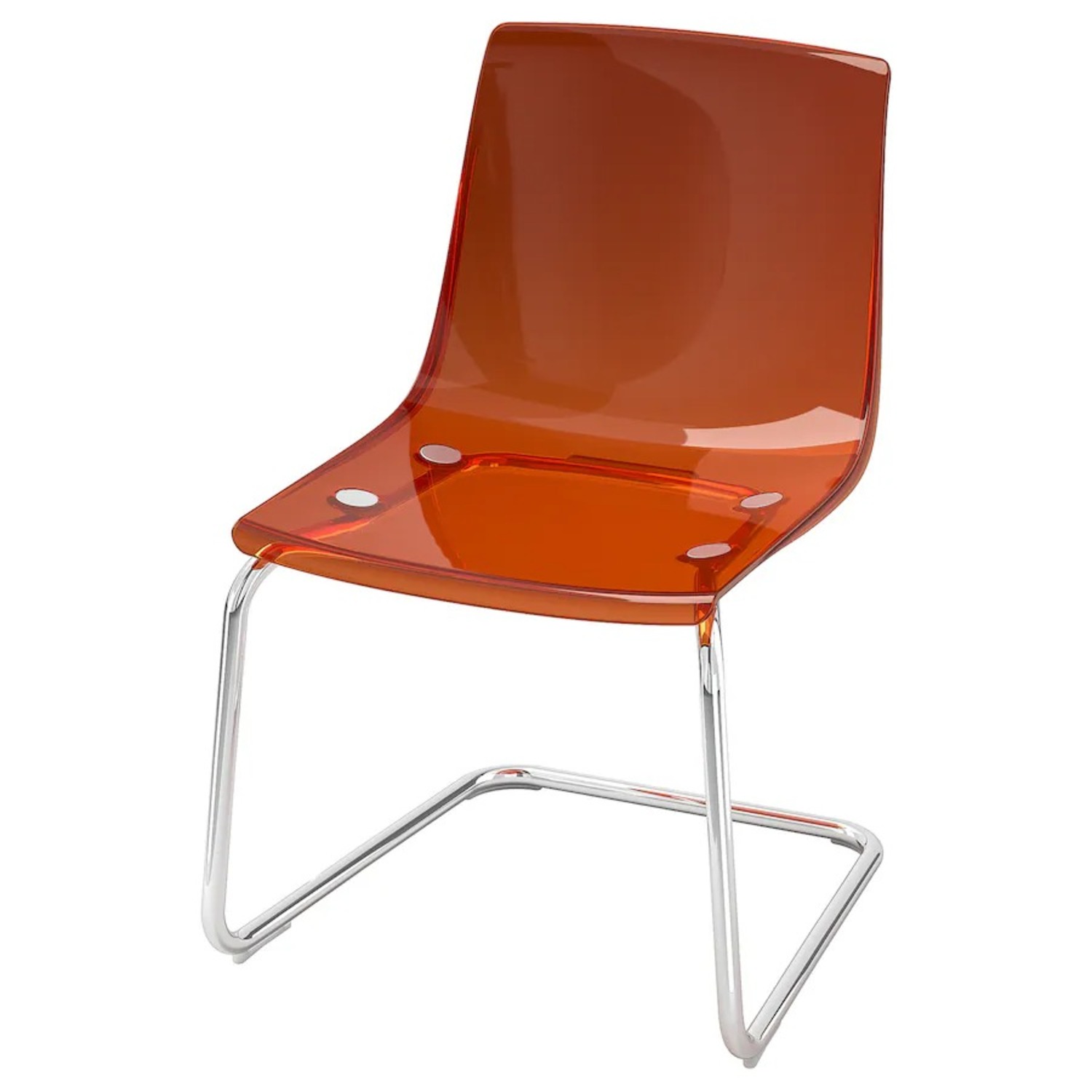 【送料込】TOBIAS トービアス IKEA TOBIAS トービアス チェア, 透明, クロムメッキ - IKEA