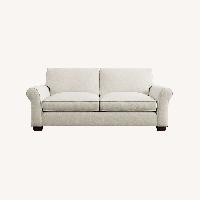 Pottery Barn PB Comfort Ash Gray Comfort Sofa, Square Arm