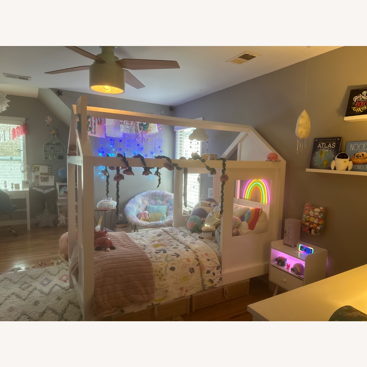 Crate & Kids Tiny House White Twin Bed - image-4