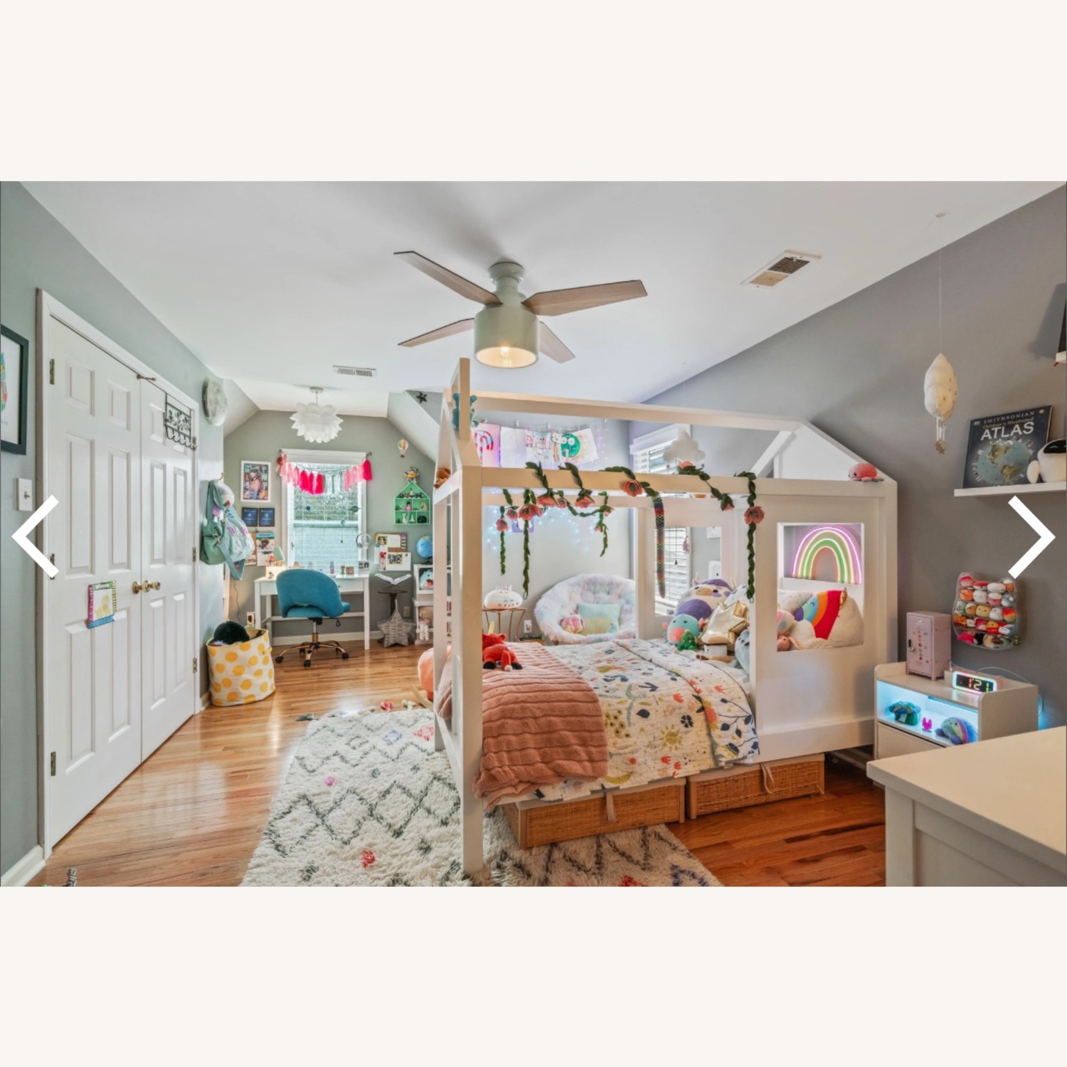 Crate & Kids Tiny House White Twin Bed - image-1