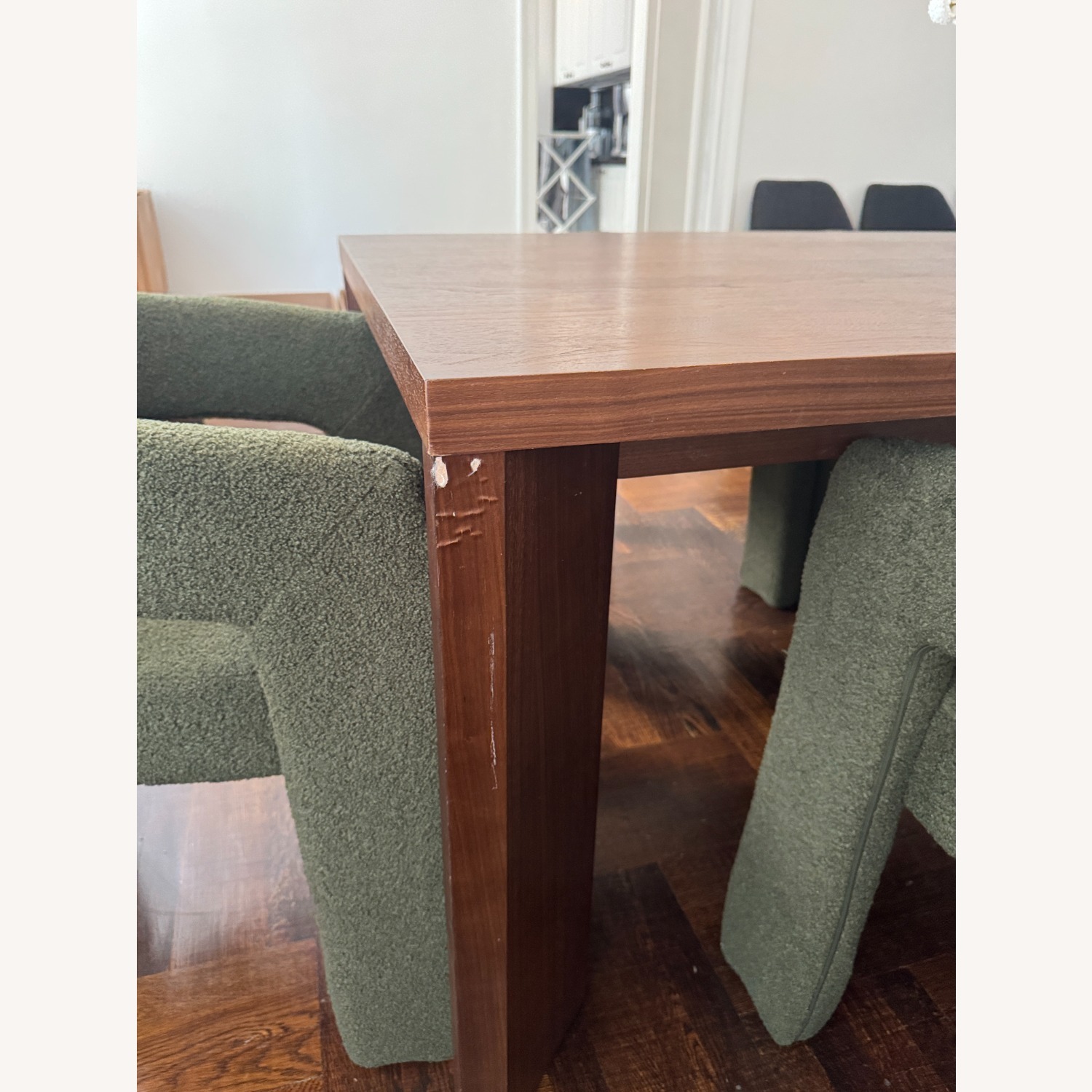 CB2 Sydney 72'' Rectangular Walnut Dining Table - image-2