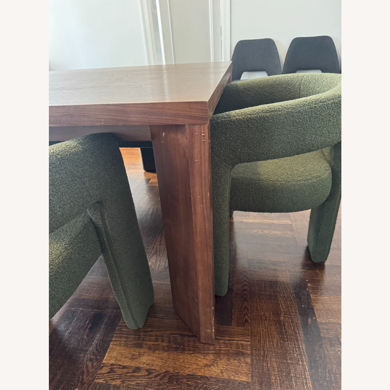 CB2 Sydney 72'' Rectangular Walnut Dining Table - image-3