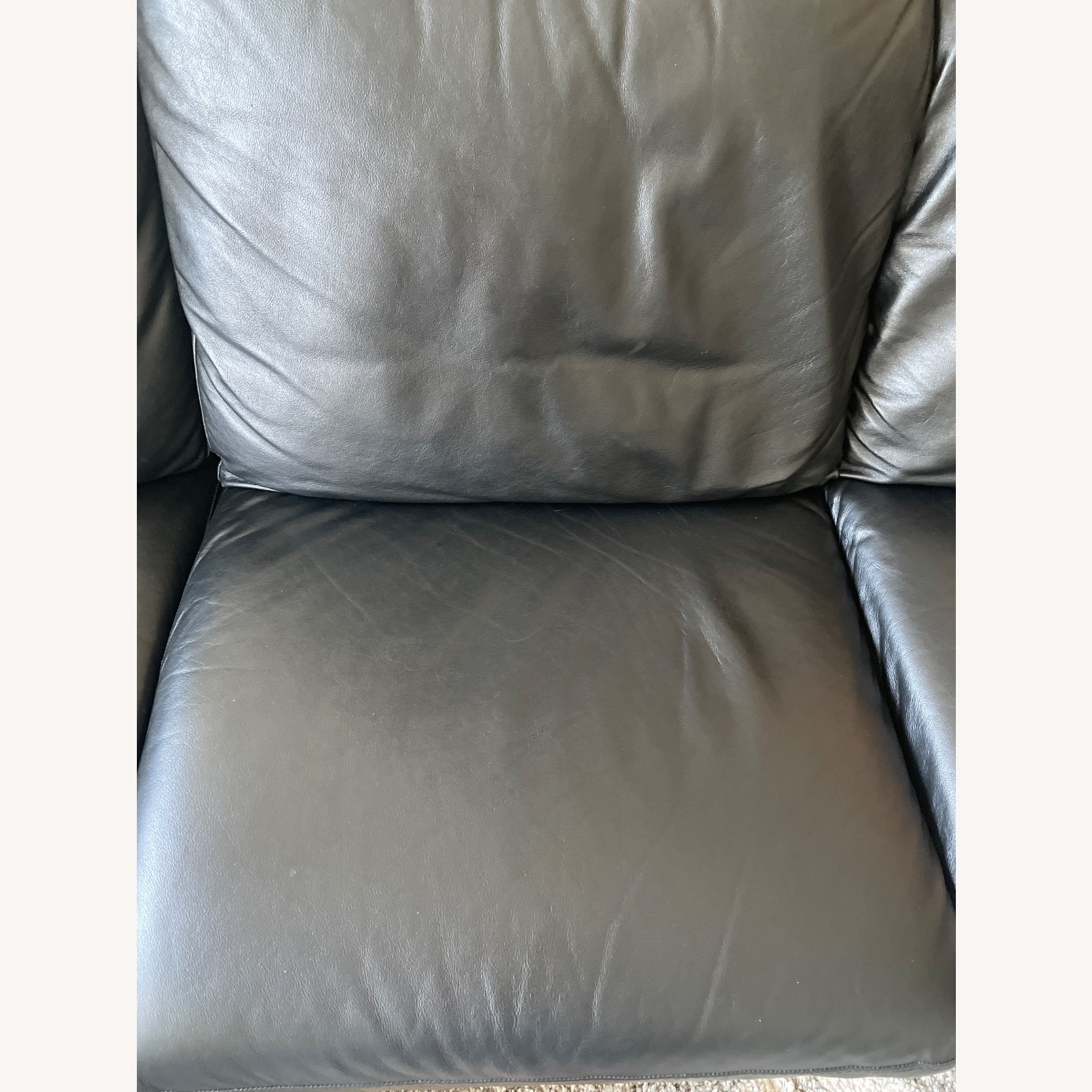 IKEA Vreta Leather Sofa - image-4