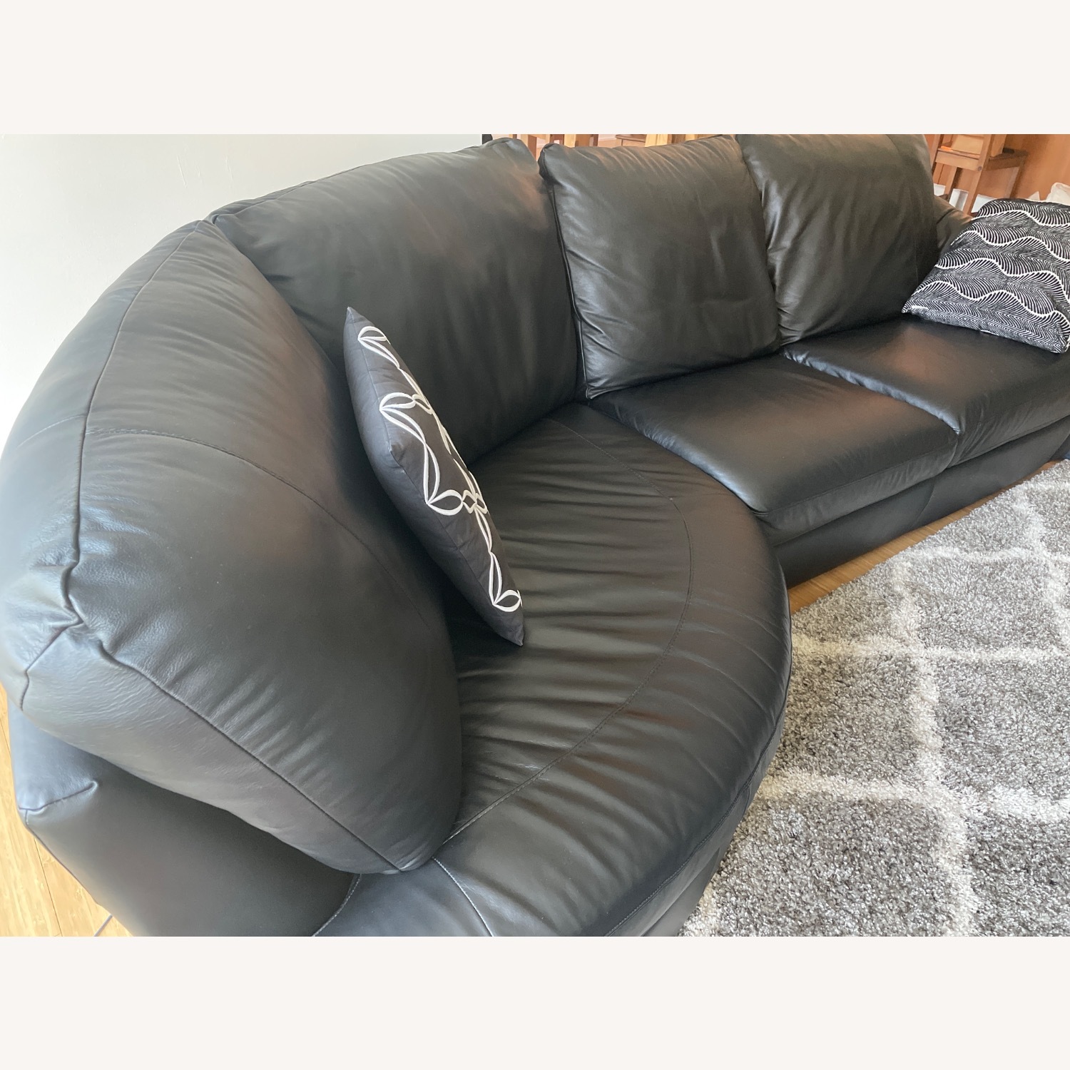 IKEA VRETA ブラウン レザー 2-3人掛けソフファー Ikea Vreta Leather Sofa - AptDeco