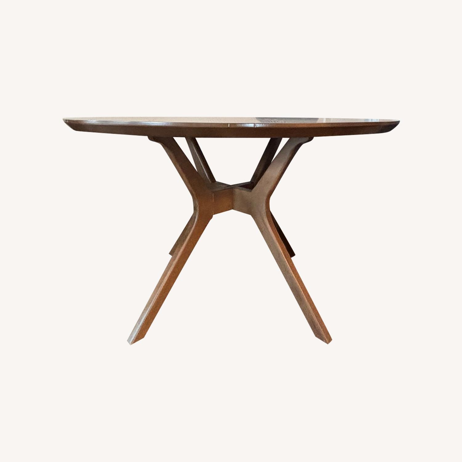 Raymour & Flanigan Brown 48” Table - image-0