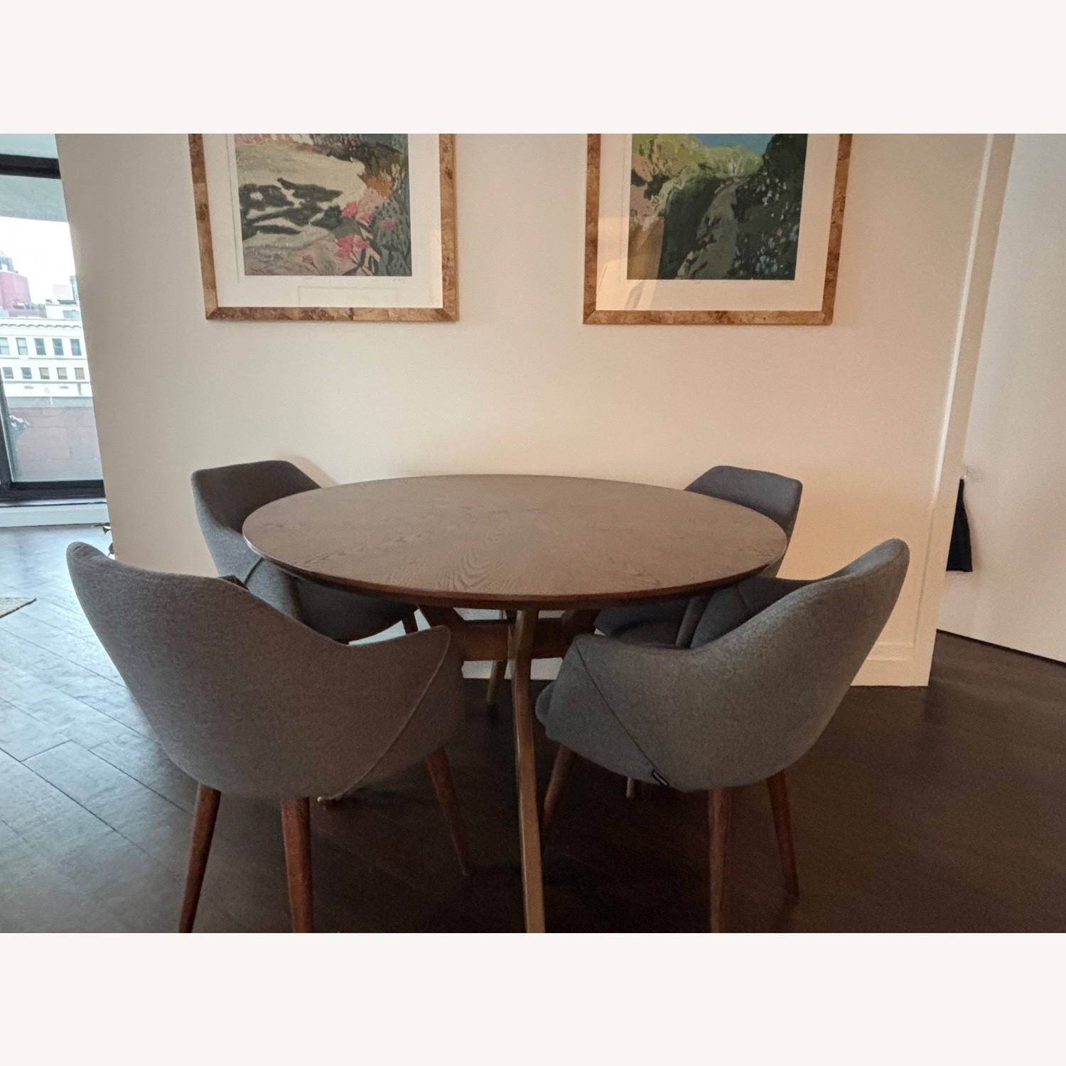 Raymour & Flanigan Brown 48” Table - image-2