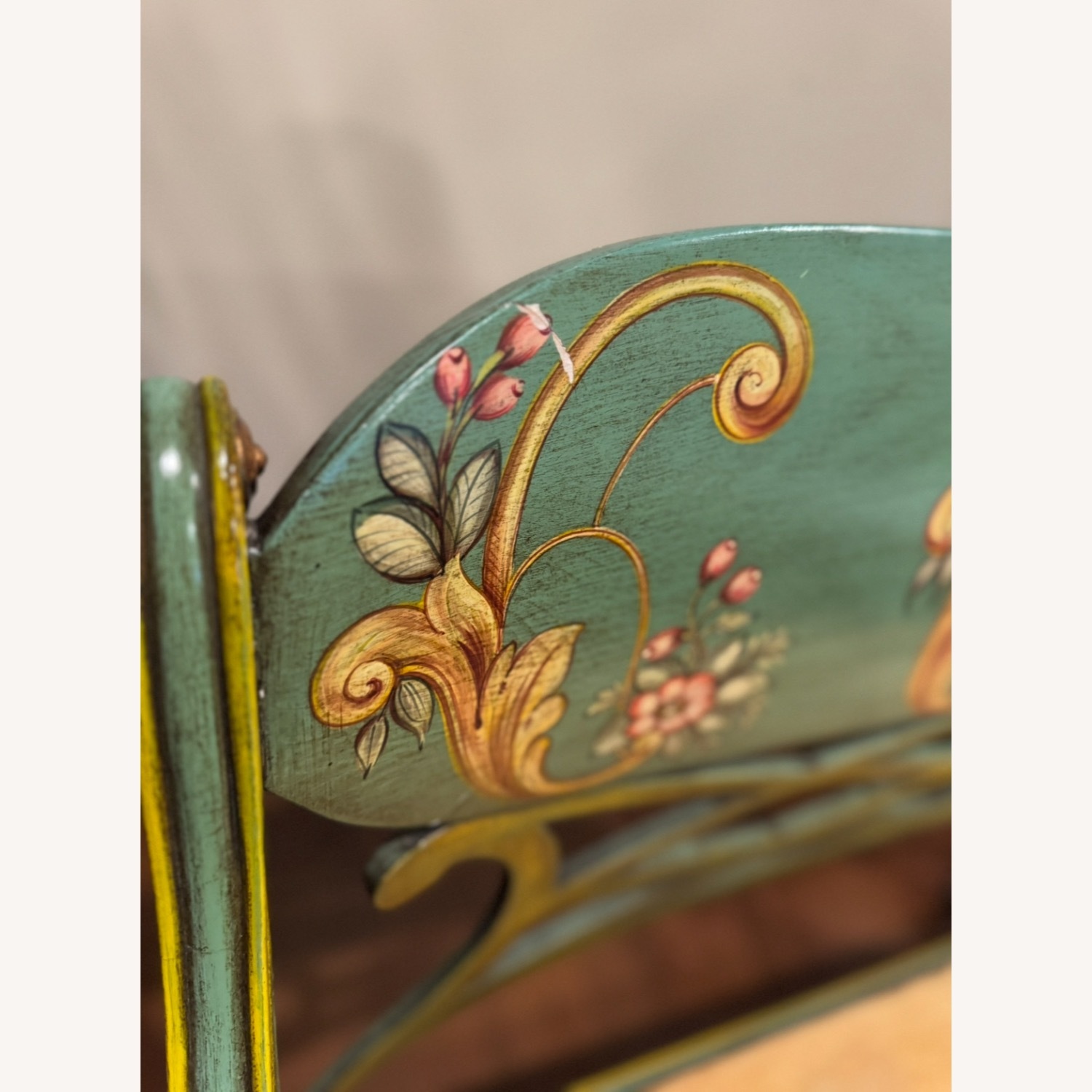 19th C. 3p Italian Regency Settee Armchairs Set - image-11