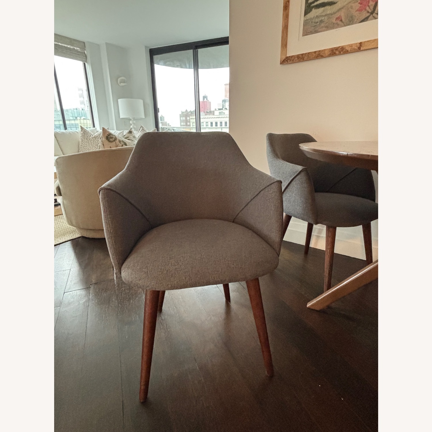 4 Sofa Co Dark Gray Dining Chairs  - image-2