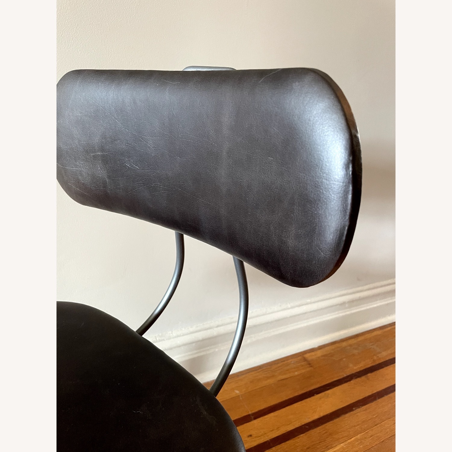 1940s Vintage Toledo Leather Dining Chair - image-4