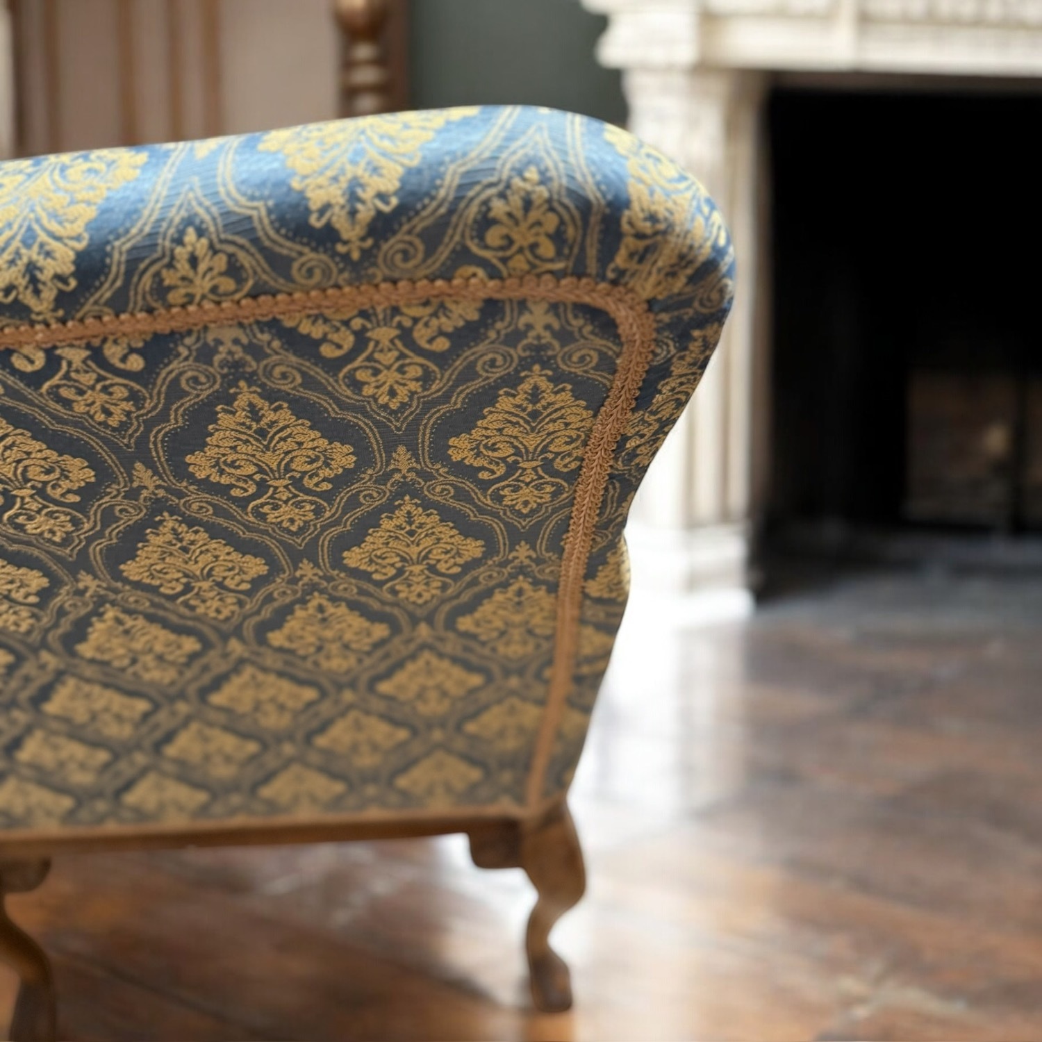 Vintage Louis XV French Provincial Armchair Chair - image-7