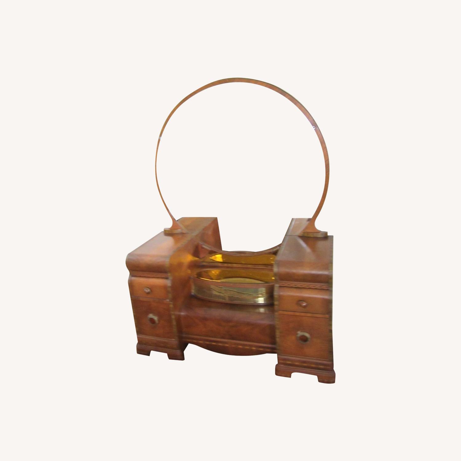Vanity Dressing Table Art Deco Waterfall Style - image-0