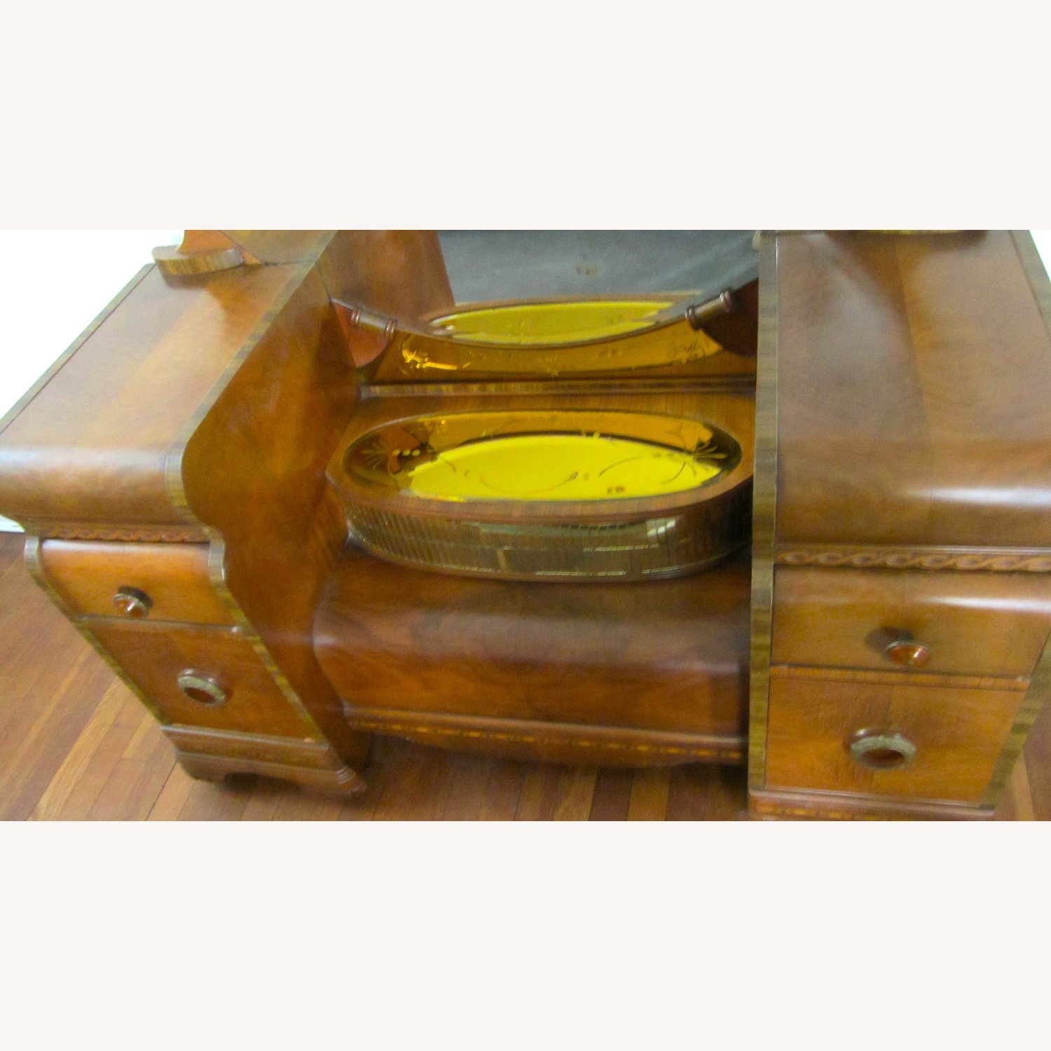 Vanity Dressing Table Art Deco Waterfall Style - image-2