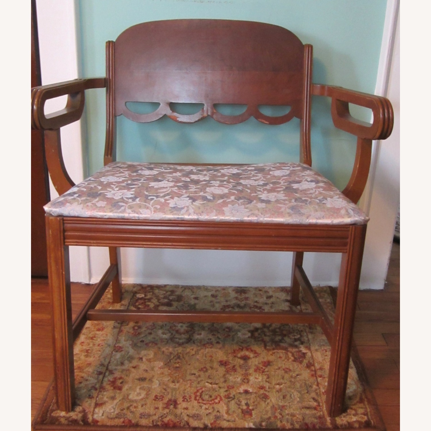 Chair for Art Deco Waterfall Style Vanity Table - image-1