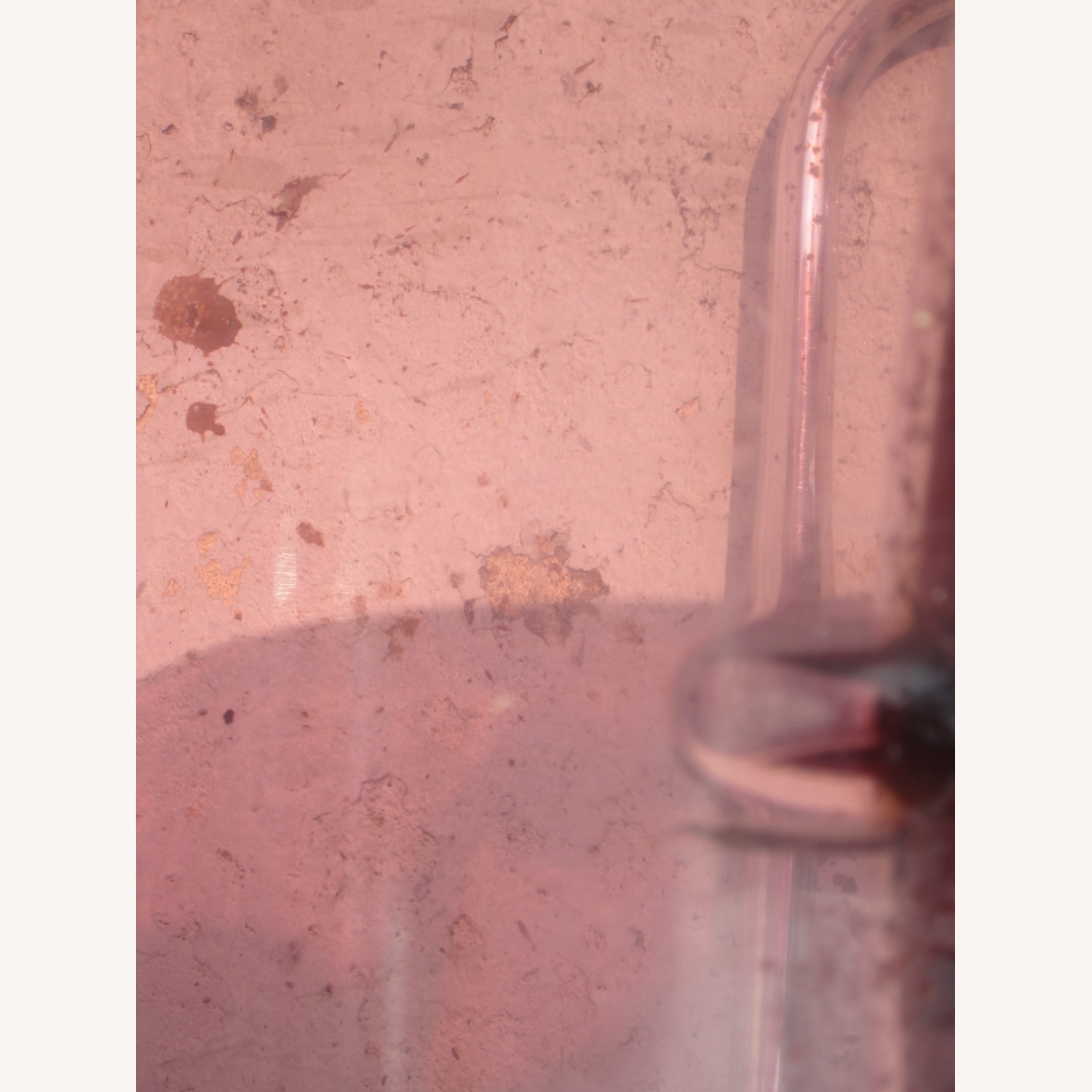 VTG 70'S Acrylic & Chrome Chair Eggplant Color - image-4