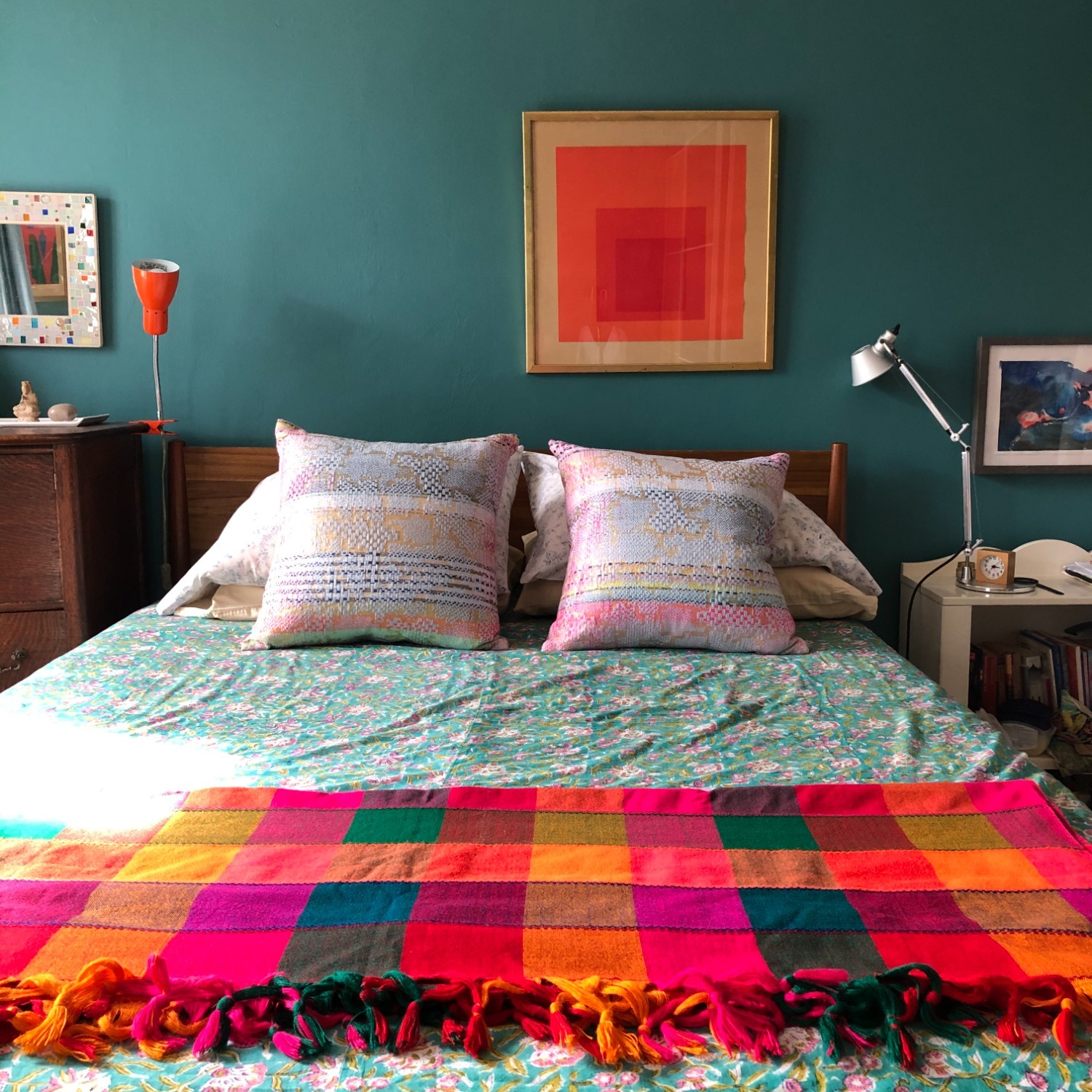  West Elm Mid-Century modern Solid Wood Bed  - image-2