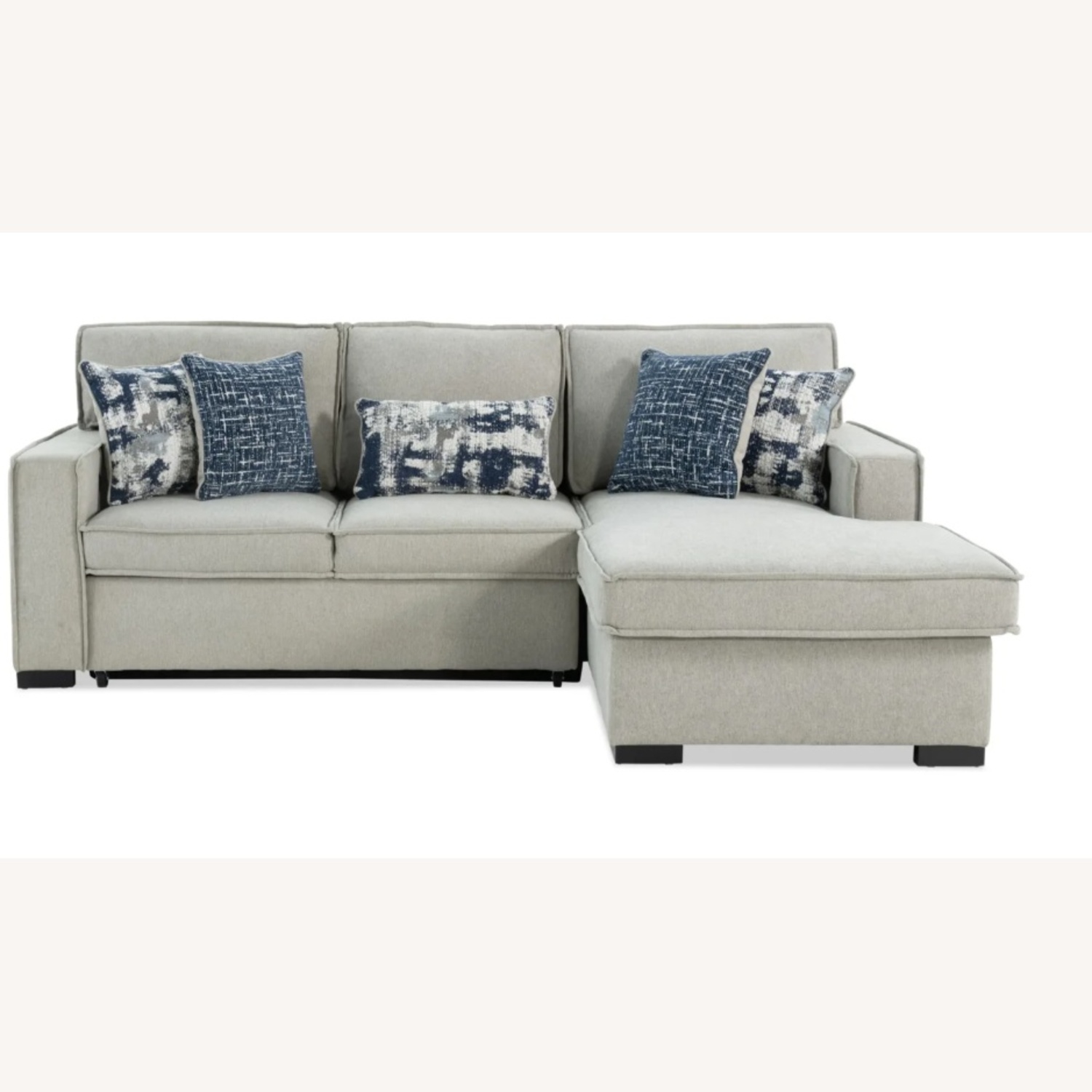 Playmax L Shape Section Couch (Pull out Bed) - image-7