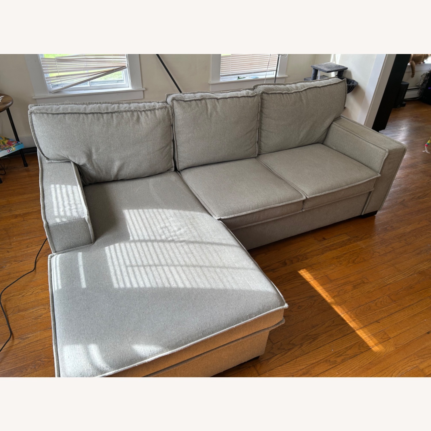 Playmax L Shape Section Couch (Pull out Bed) - image-4