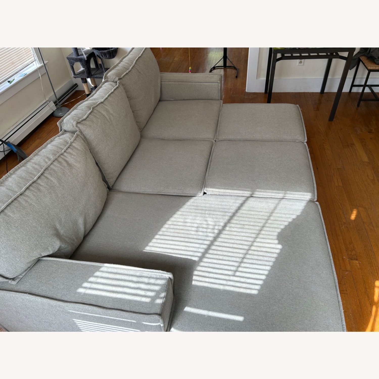 Playmax L Shape Section Couch (Pull out Bed) - image-5
