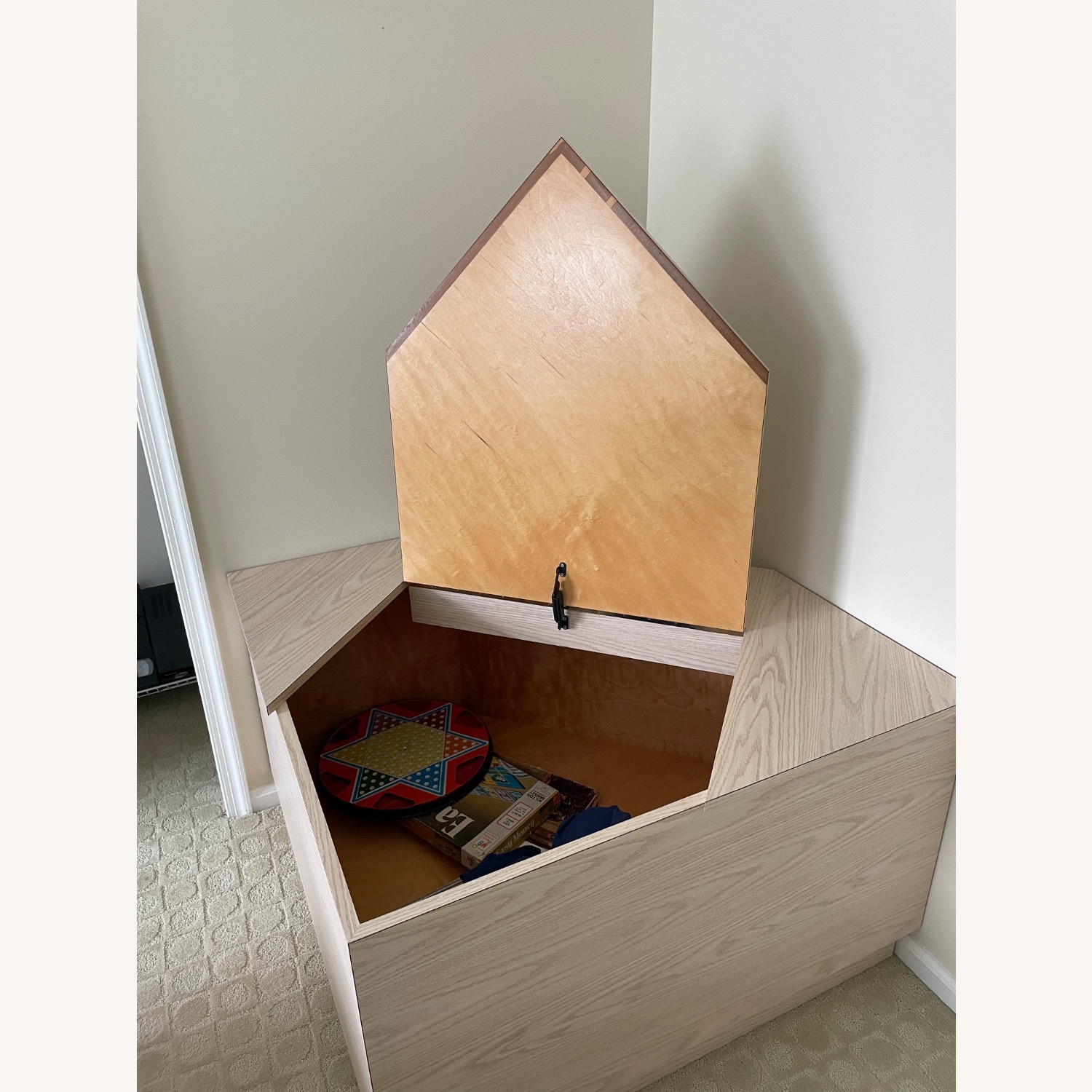 Corner Wooden Chest - image-2