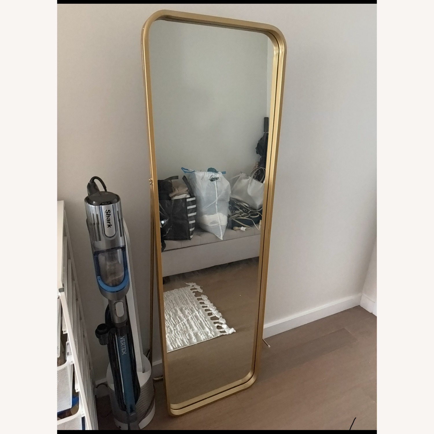 Elegant Gold Standing Floor Mirror – Full-Length - image-3